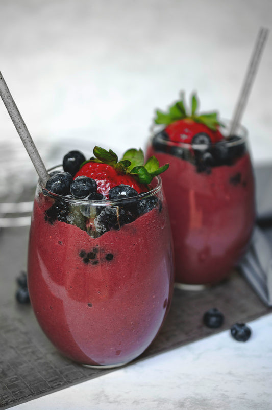 Seed cycling berry smoothie